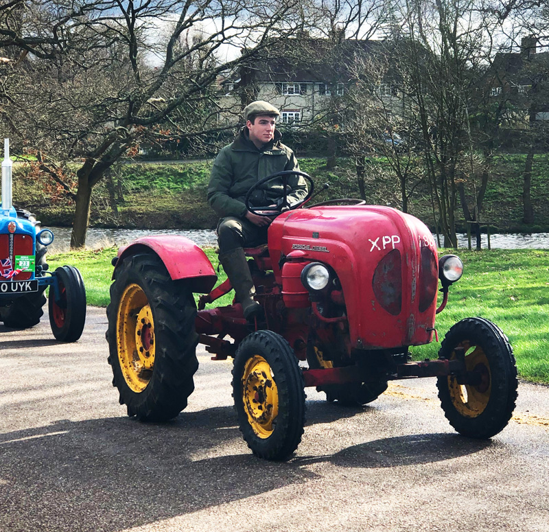 A tractor